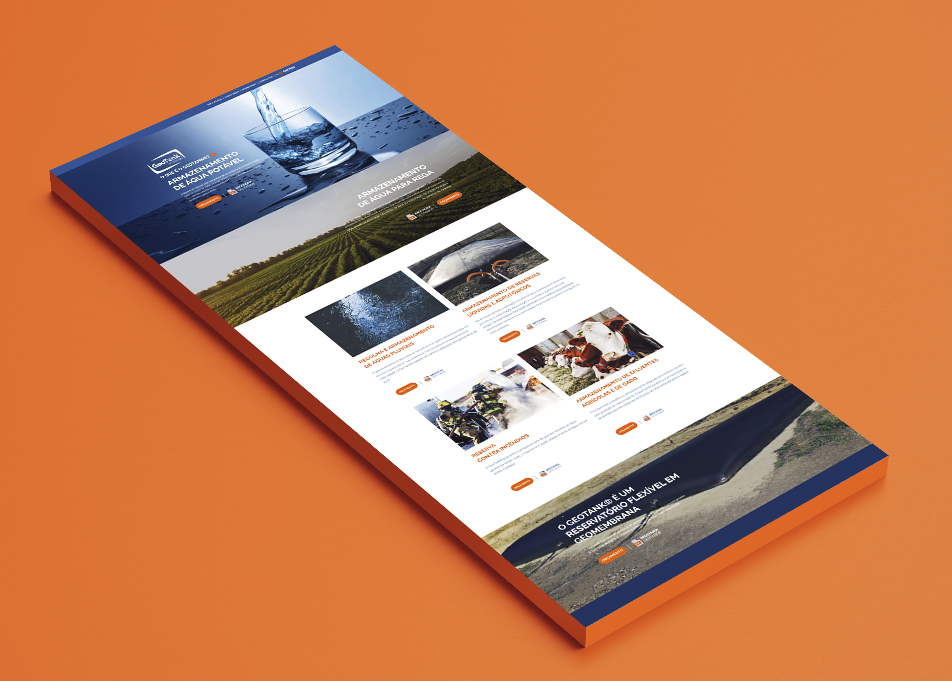 Geotank Website, Porto Design Studio