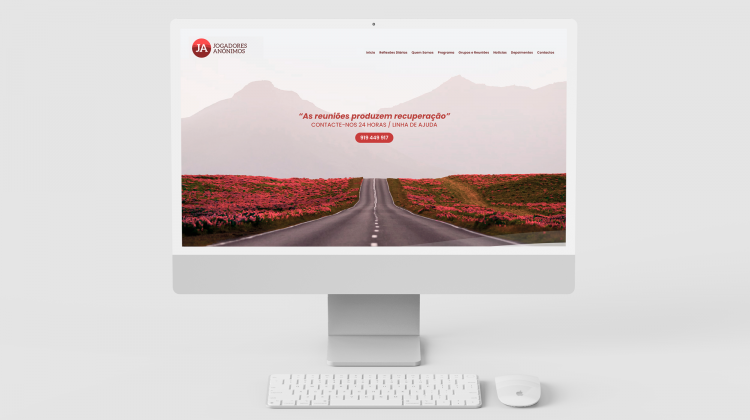 Website for Gamblers Anonymous Portugal